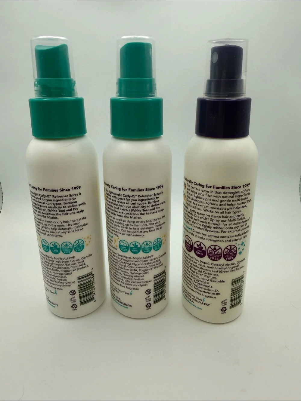 NEW Fairy Tales Curly-Q Refresher Spray & Multi-Tasker Spray Hair Care Bundle